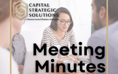 Did You Know CSS Offers Assistance with Meeting Minutes?