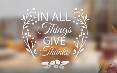 A Thanksgiving Message from our CEO…