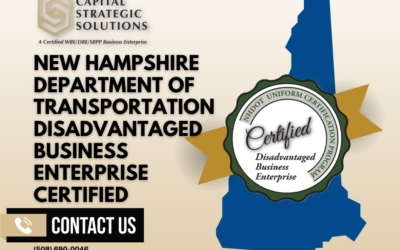 Capital Strategic Solutions, LLC Achieves Disadvantaged Business Enterprise Certification by the New Hampshire Department of Transportation