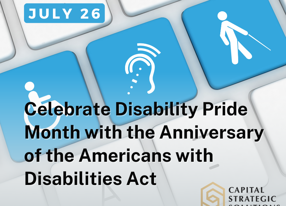 Celebrate Disability Pride month with ADA anniversary