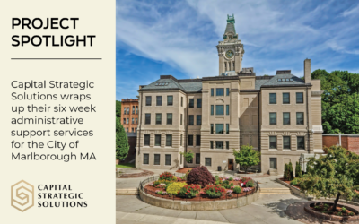 Project Spotlight: Providing Administrative Support Services to the City of Marlborough, MA