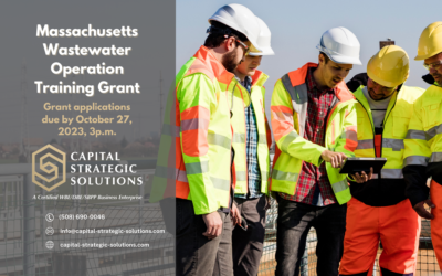 Funding Available from State of Massachusetts to Train Future Wastewater Treatment Operators