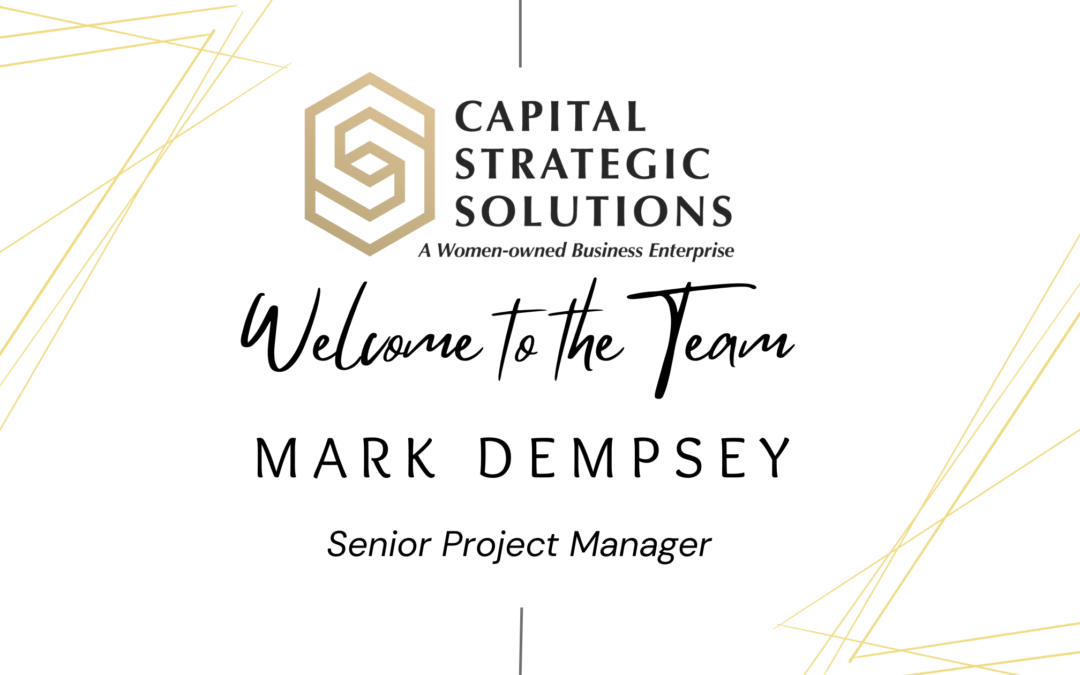 Welcome to the team Mark Dempsey