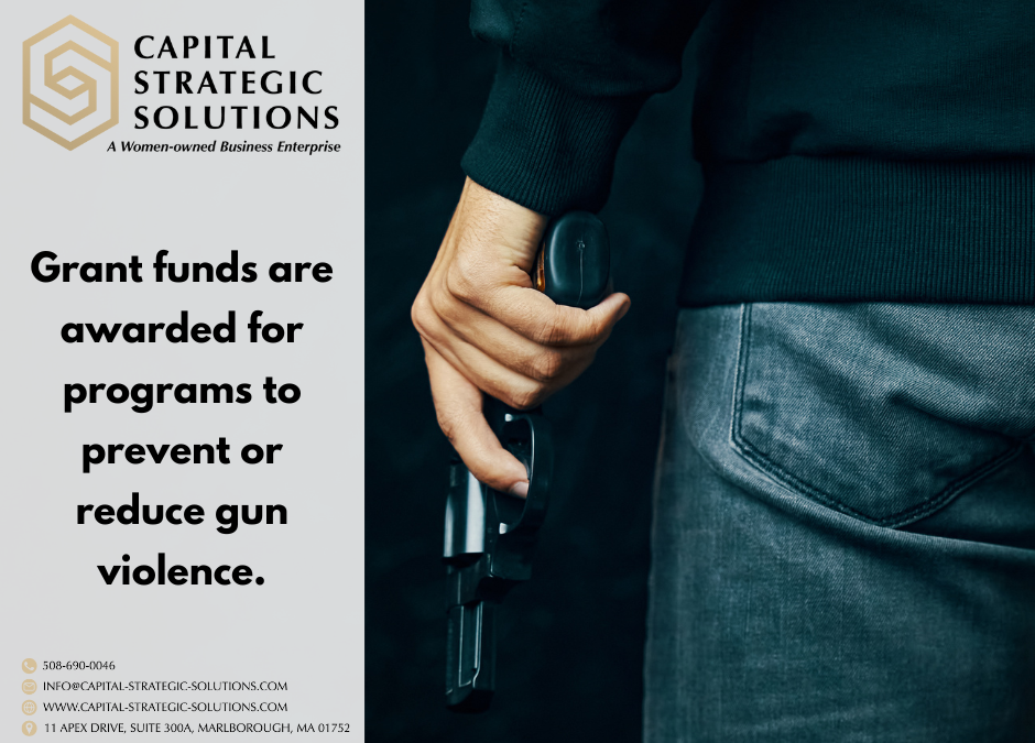 State of Massachusetts Office of Grants and Research Announces $2.3M Available for Gun Violence Prevention Programs