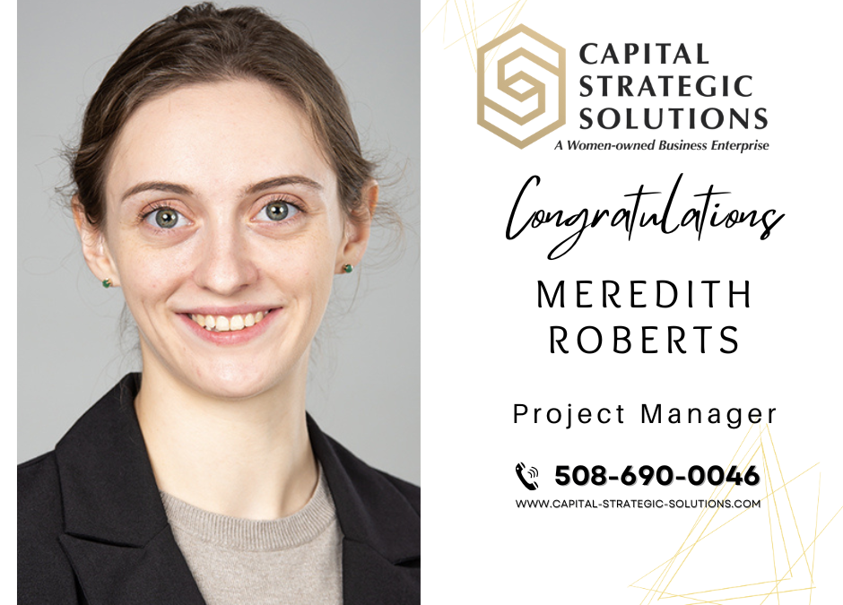 Promotion News: Meredith Roberts Promoted to Project Manager