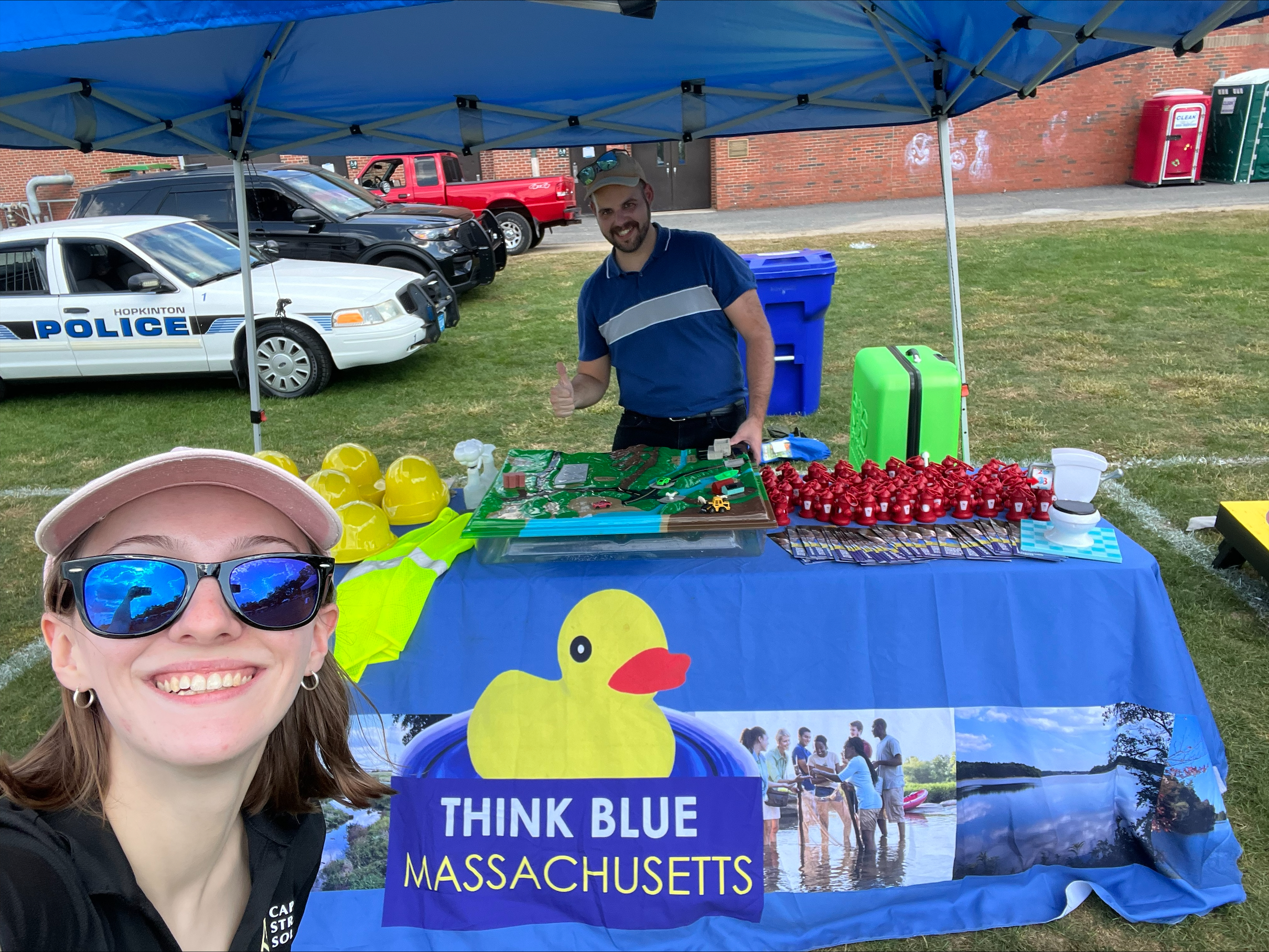 Mike and Meredith at Hopkinton Family Day