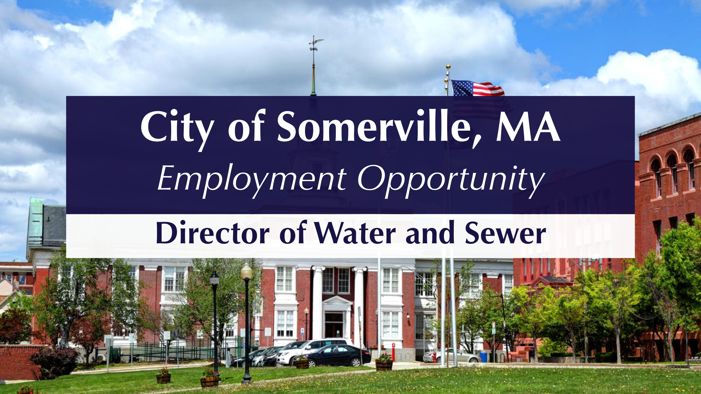 water and sewer with city of somerville in the background
