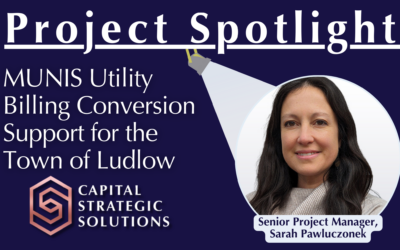 Project Spotlight: Sarah Pawluczonek Supports the Town of Ludlow with Utility Billing System Conversion