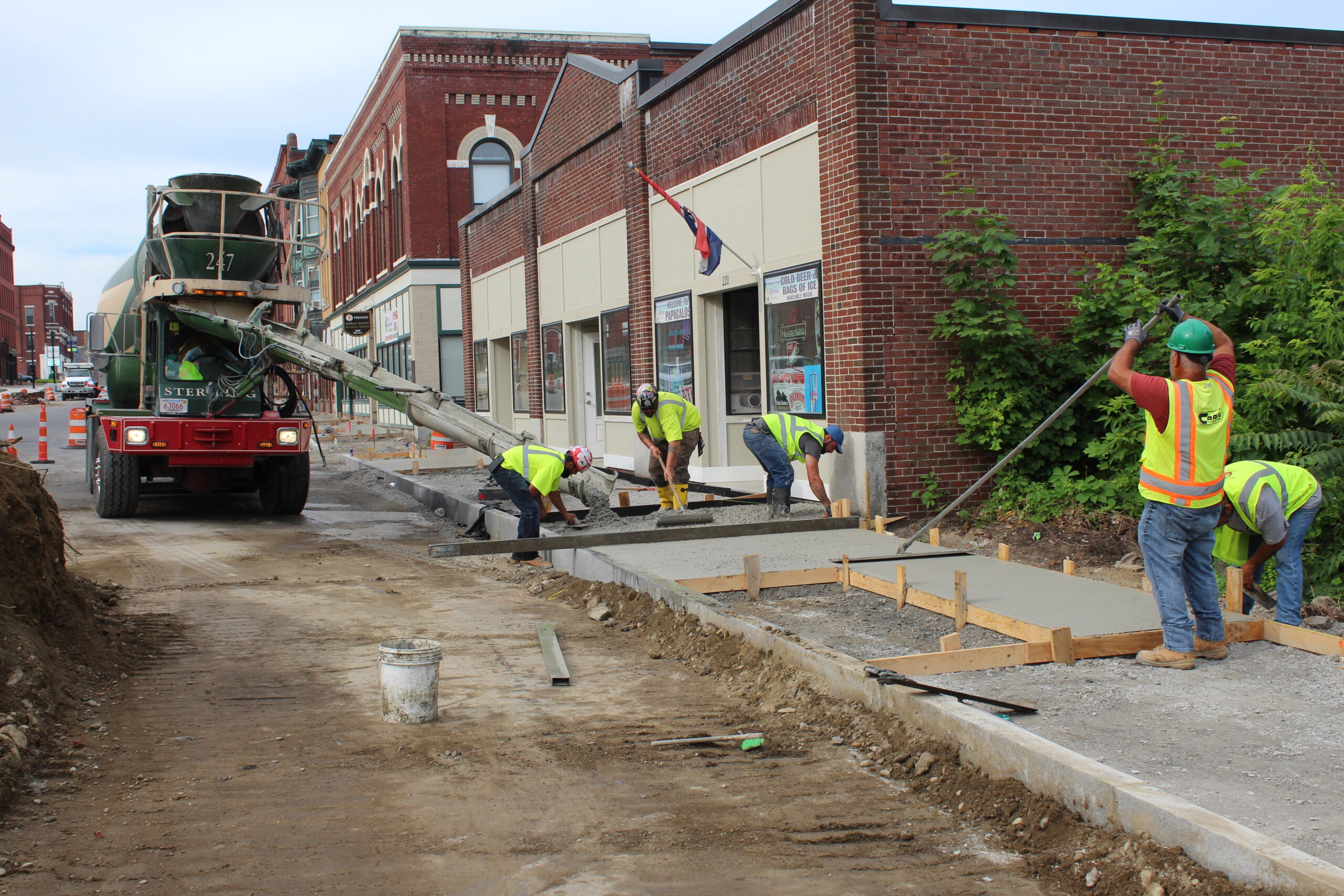 Municipal public works and infrastructure improvement project
