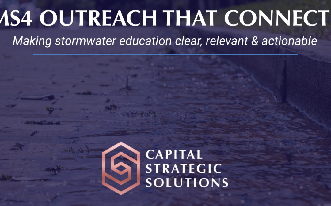 Strengthening MS4 Programs Through Effective Public Outreach