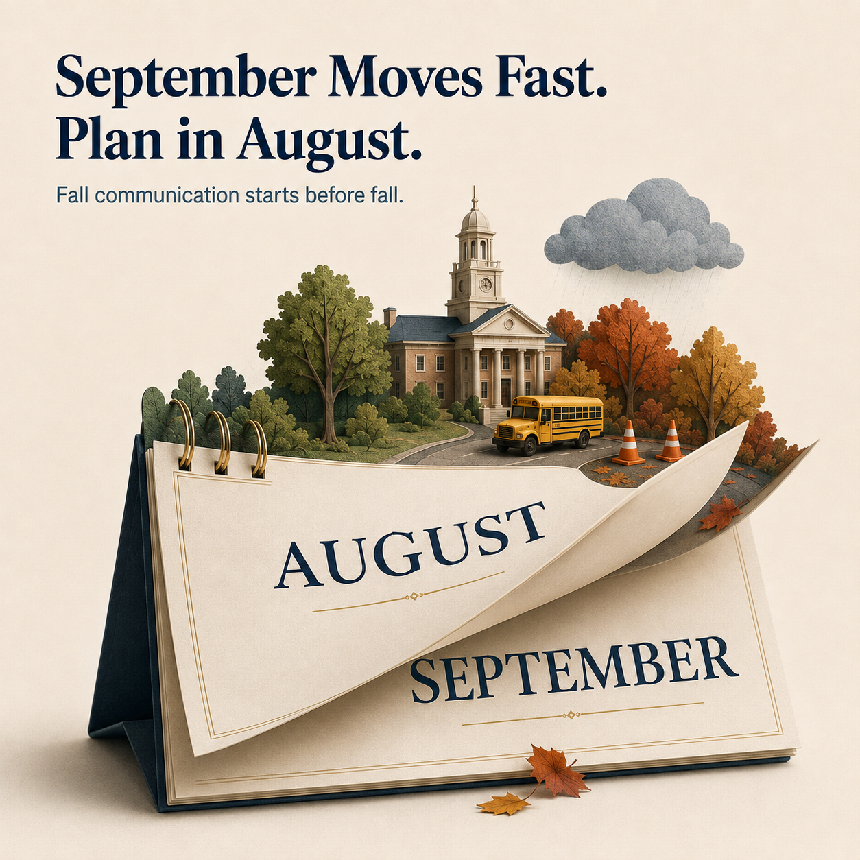 Planning for fall starts now