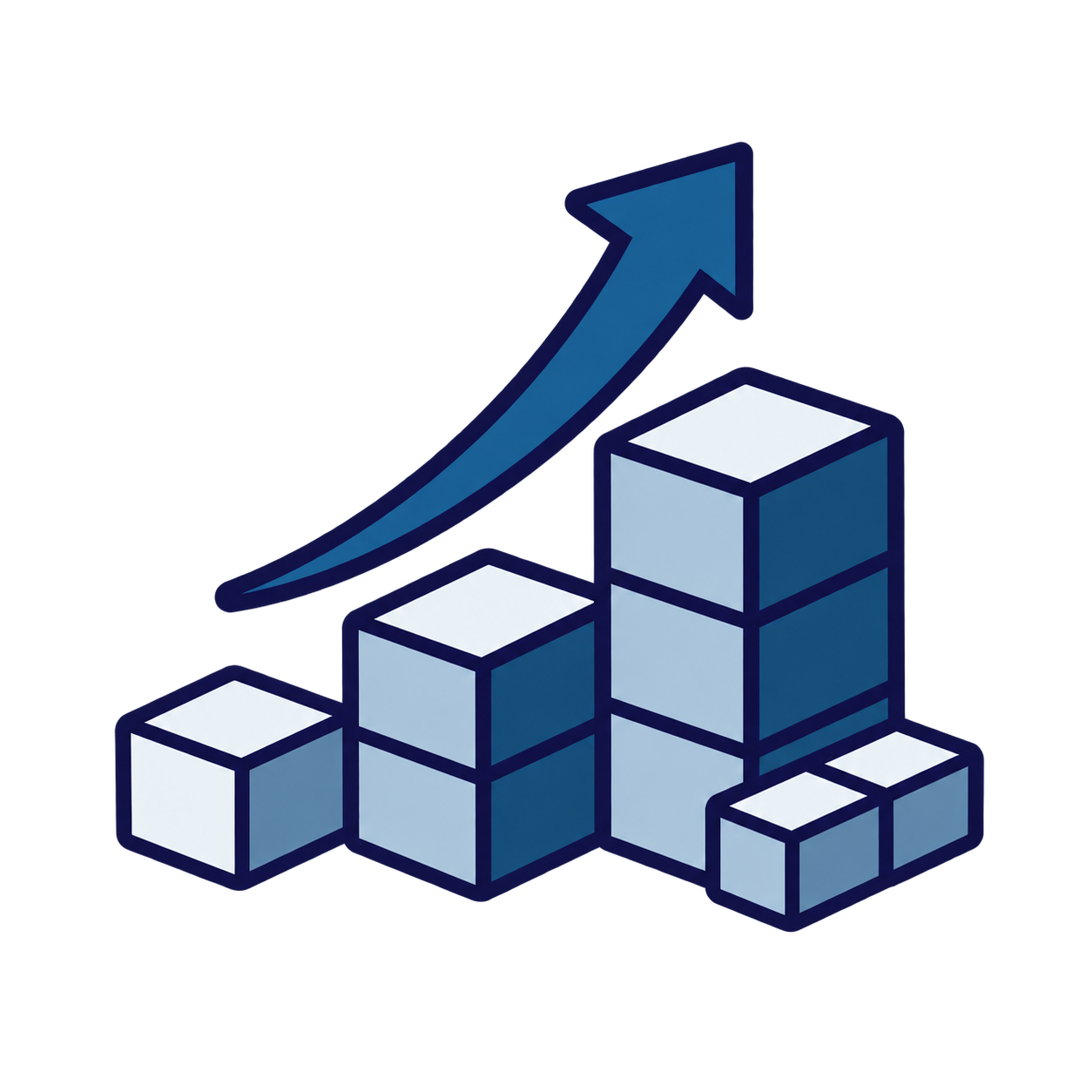 Icon representing flexible support with room to scale